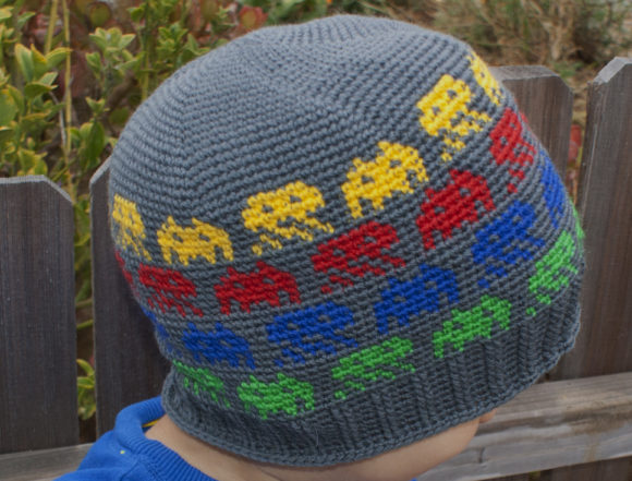 Alien Invasion Crochet Beanie Pattern