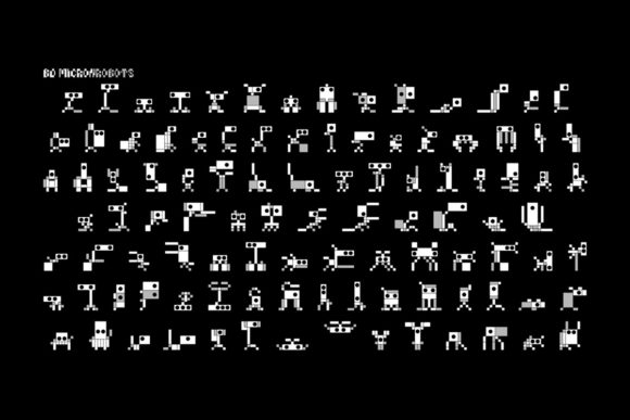 BD MicronRobots Font - Preview 4