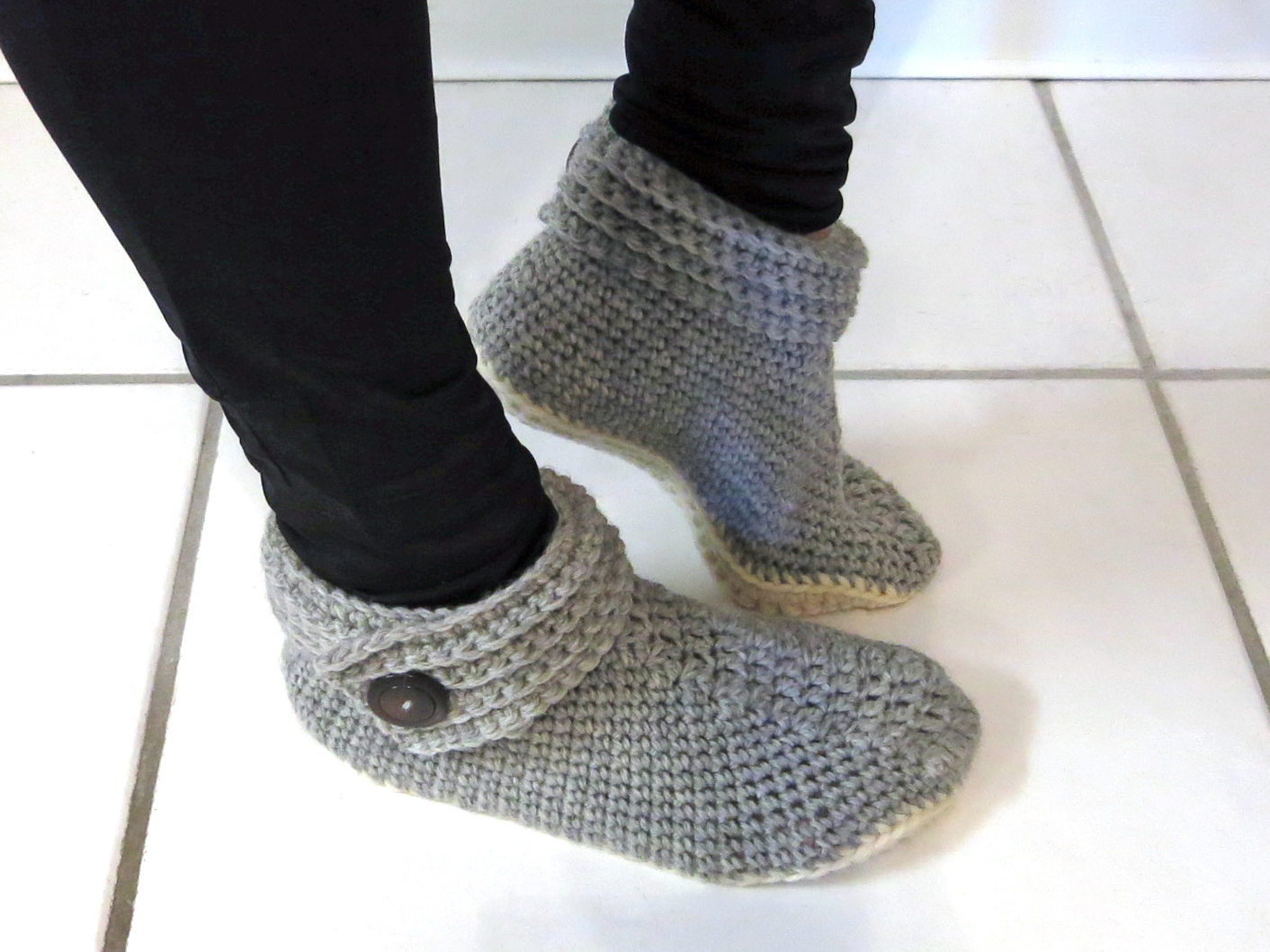 Buttoned Up Women's Slippers