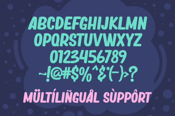 Magic Dreams Font font preview - 6