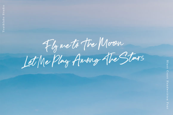 Blues Coast Font font preview - 1