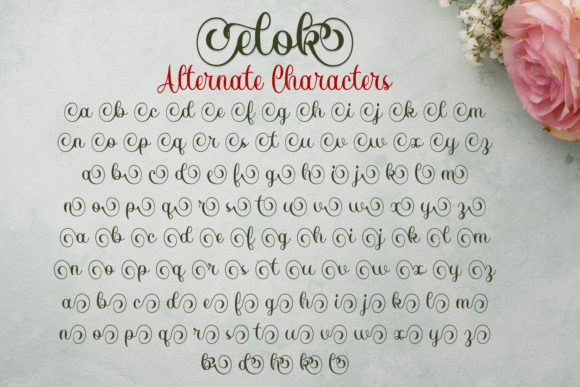 Elok Font - Preview 6