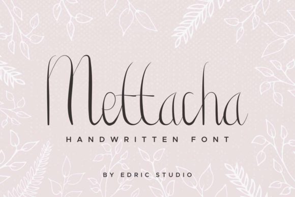 Mettacha Font PNG with transparent background - Preview 1