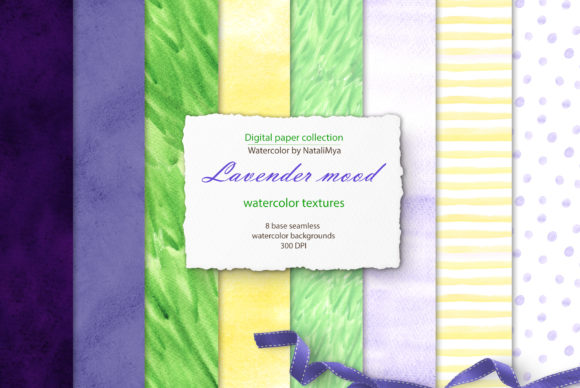 Summer Watercolor Seamless Textures