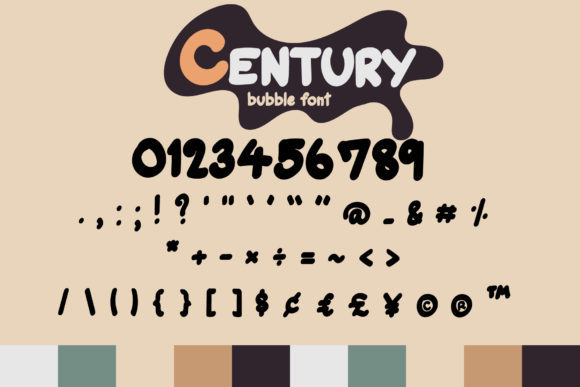 Century Bubble Font - Preview 3