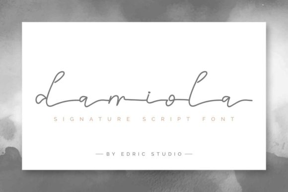Damiola Font - Preview 1