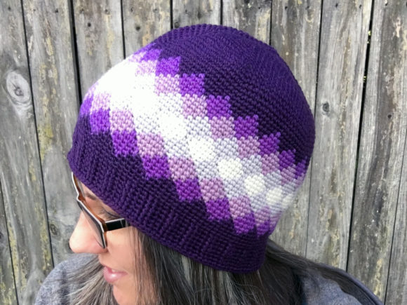 Diamonds Beanie Crochet Pattern