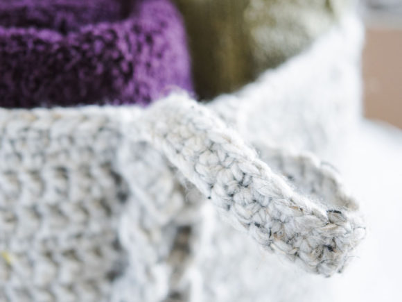 Entwined XL Basket Crochet Pattern