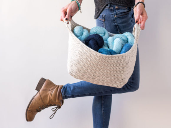 Essentials Storage Basket Crochet Pattern