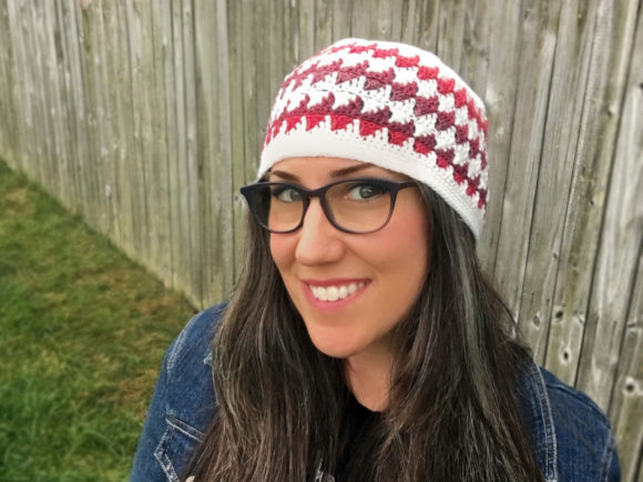 Floating Triangles Beanie