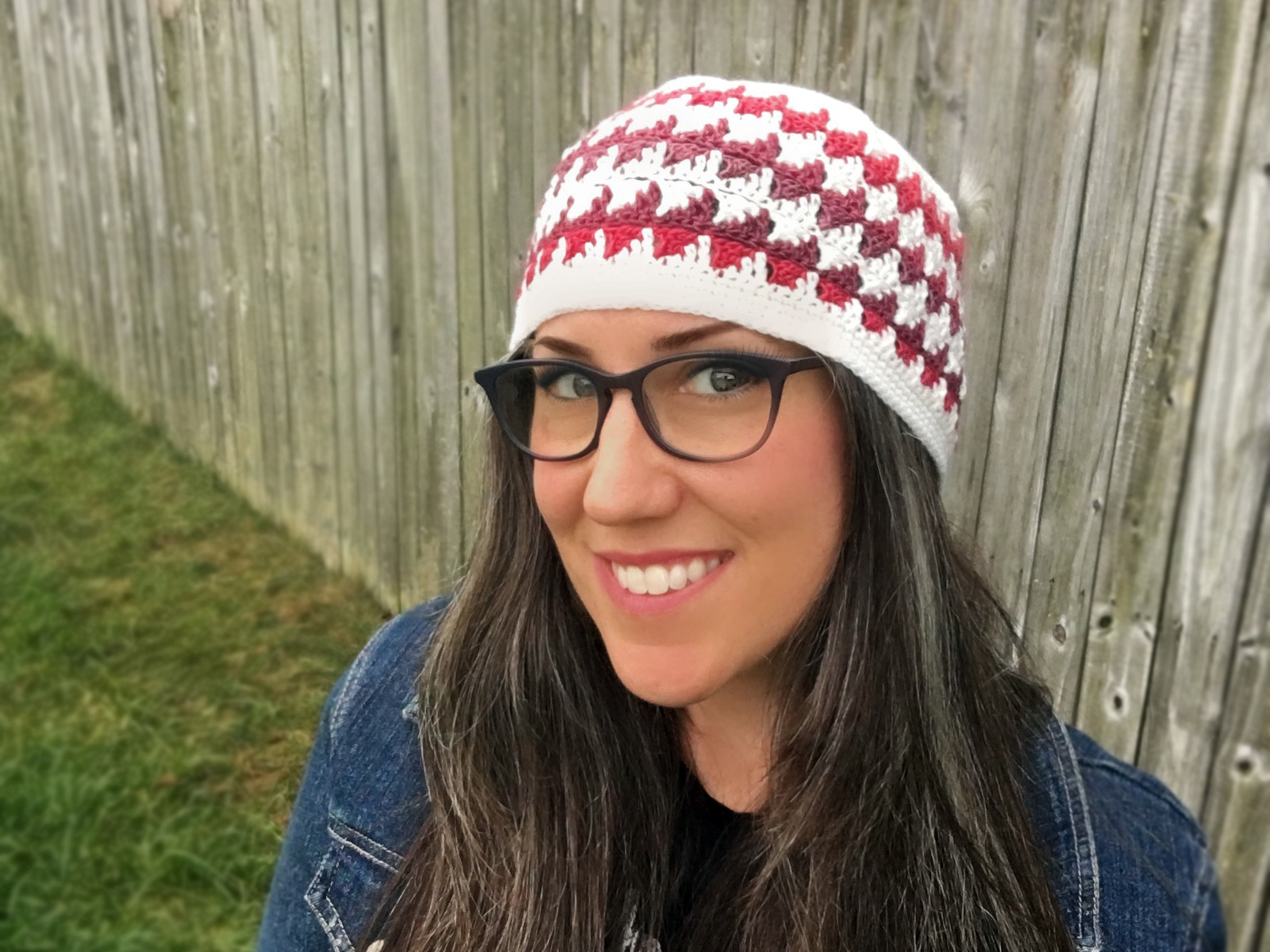 Floating Triangles Beanie