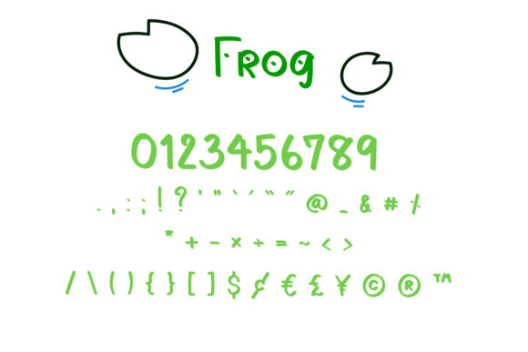 Frog Font - Preview 3