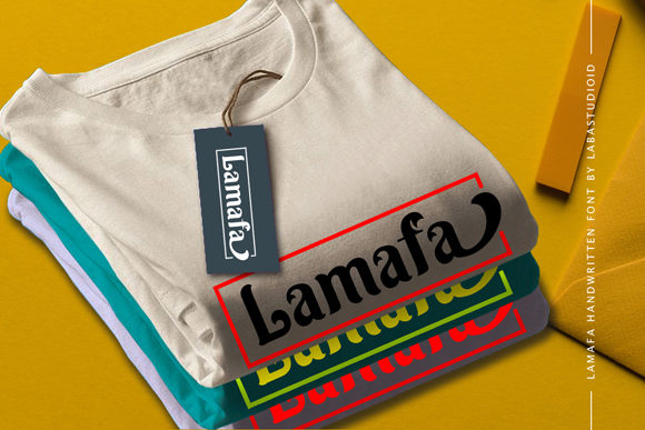 Lamafa Font PNG with transparent background - Preview 5