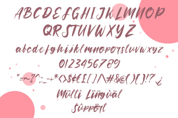 Rooselyn Font PNG with transparent background - Preview 4