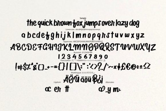 Adirolie's Font - Preview 5