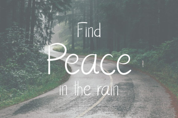 After the Rain Font - Preview 1