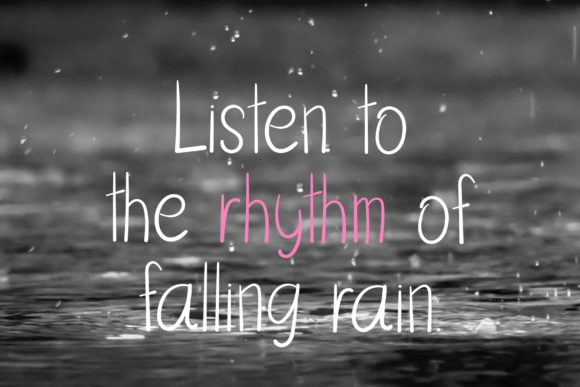 After the Rain Font - Preview 4