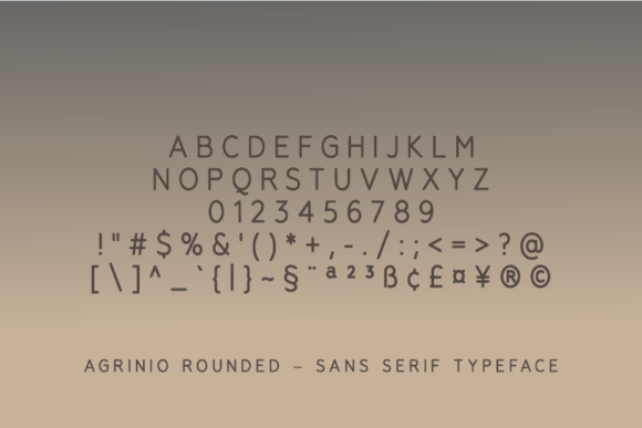 Agrinio Font - Preview 1