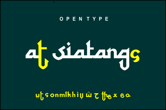 At Tupats Font - Preview 6