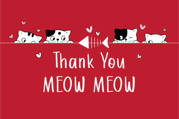 Beau Chat Font - Preview 4