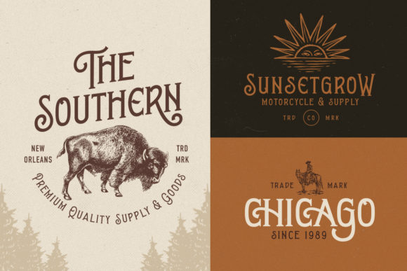Brown Chunkers Font - Preview 6
