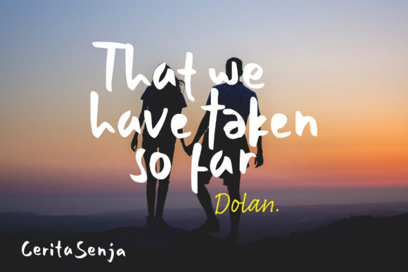 Cerita Senja Font - Preview 3