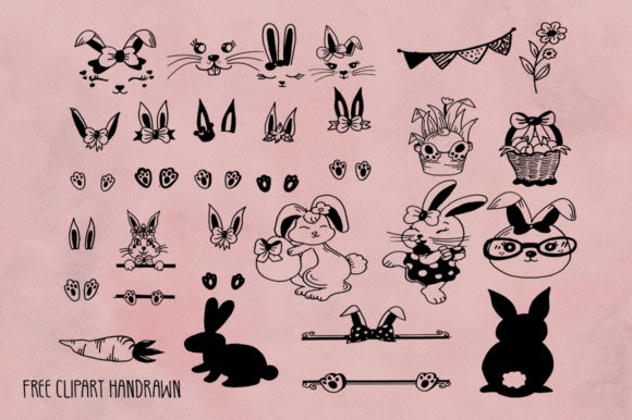 Cute Bunny Font - Preview 4