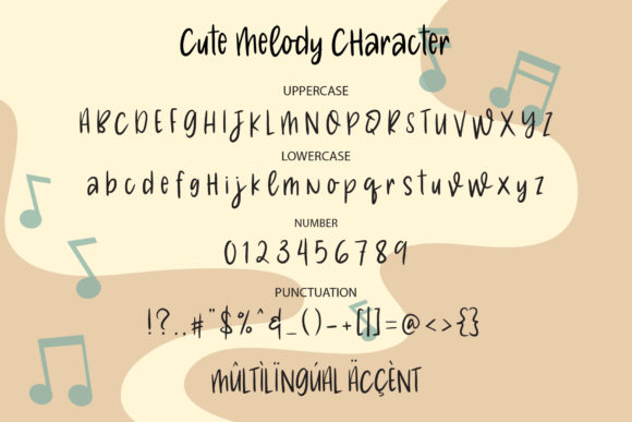Cute Melody Font - Preview 4