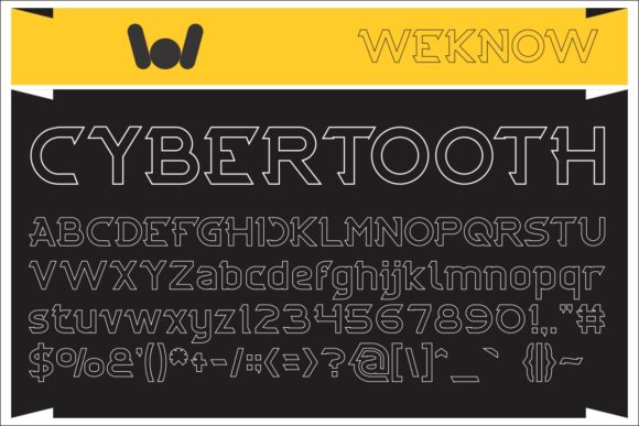 Cybertooth Font - Preview 2