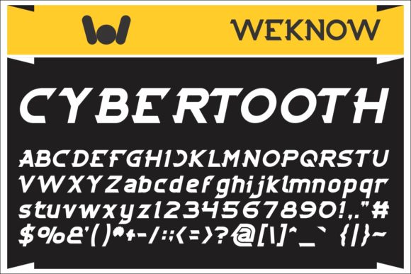 Cybertooth Font - Preview 5