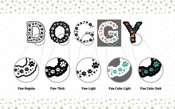 Dog Paws Font - Preview 2