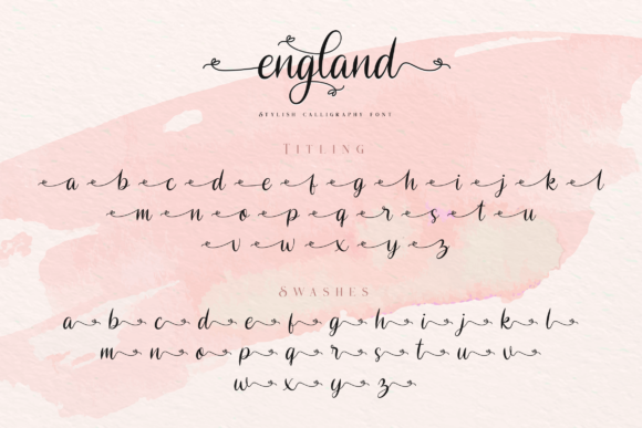 England Font - Preview 6