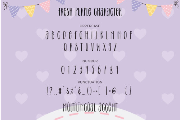 Fresh Purple Font - Preview 4