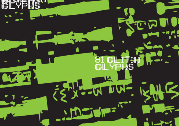 Glitch Patterns Font - Preview 2