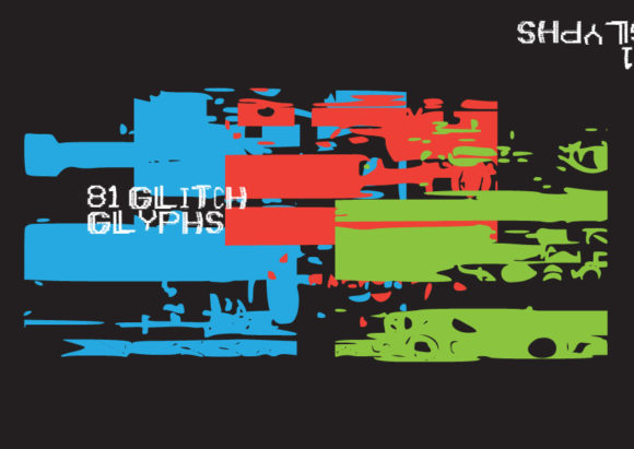 Glitch Patterns Font - Preview 3