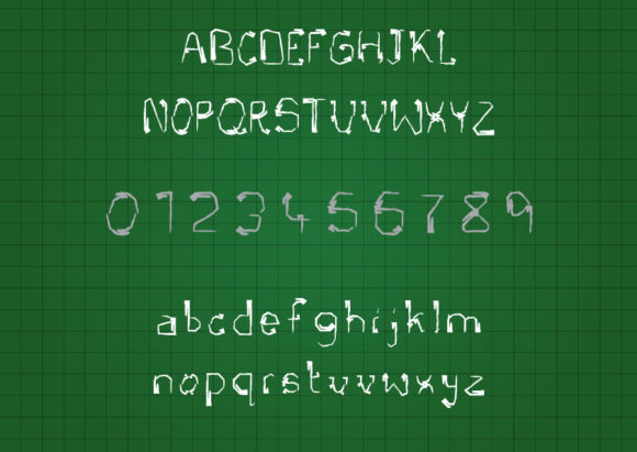 Grunge Tech Font - Preview 1
