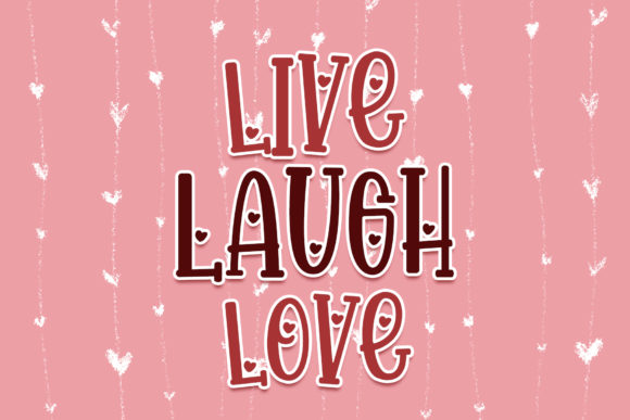 Happy Loves Font - Preview 4