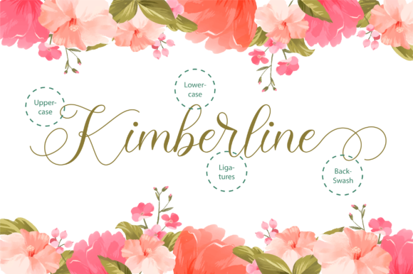 Kimberline Font PNG with transparent background - Preview 5