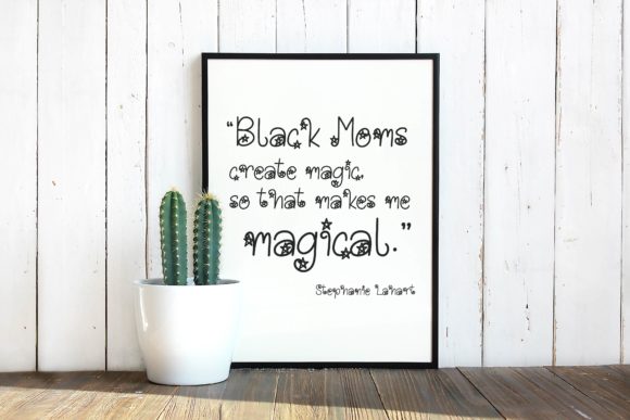 Magical Mom Font PNG with transparent background - Preview 2