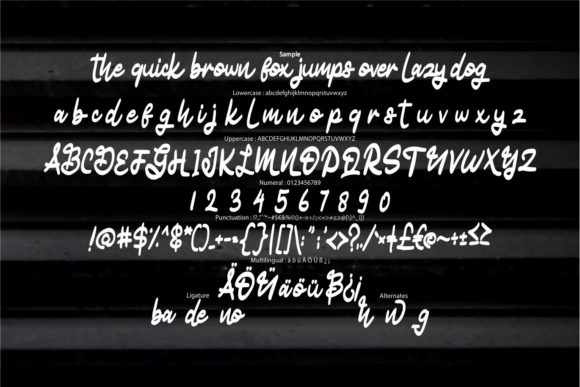 Matody Font PNG with transparent background - Preview 5