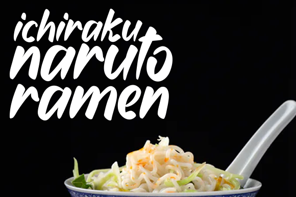 Mie Ayam Font PNG with transparent background - Preview 3
