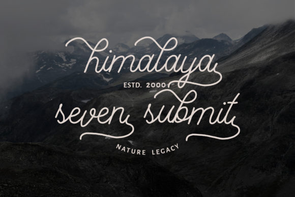 Nattalie Font PNG with transparent background - Preview 1