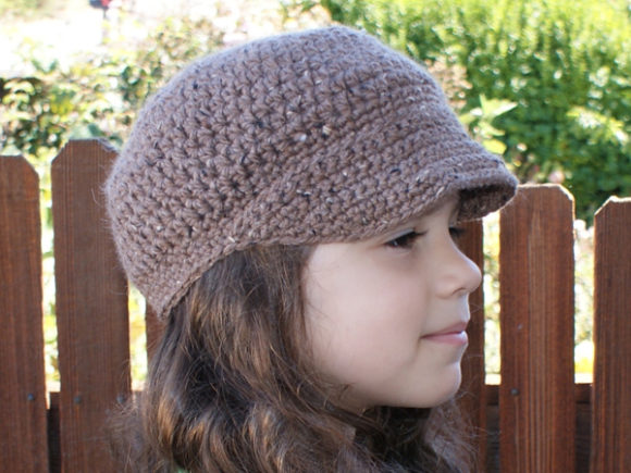 Newsboy Cap Crochet Pattern