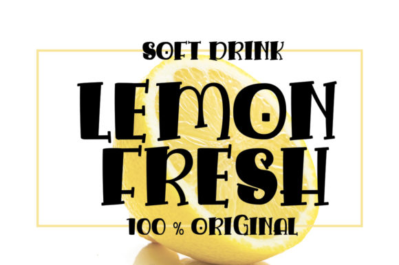 Orange Punch Font PNG with transparent background - Preview 2