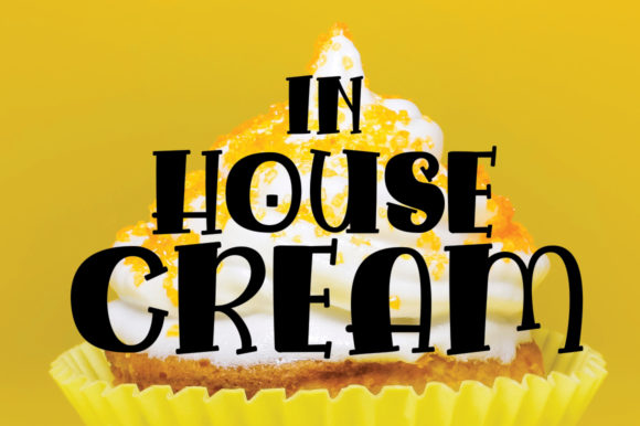 Orange Punch Font PNG with transparent background - Preview 4