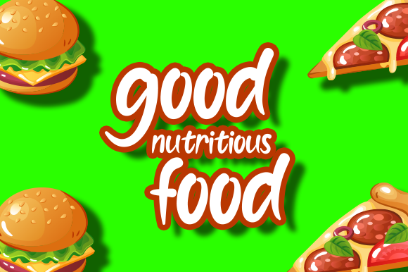 Pizza Hoot Font PNG with transparent background - Preview 1
