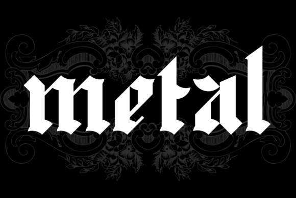 Redro Font PNG with transparent background - Preview 1