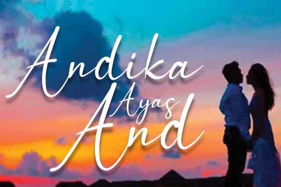 Rindu Ain Font PNG with transparent background - Preview 2