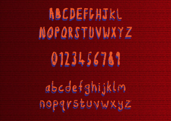Road Kill Font PNG with transparent background - Preview 2