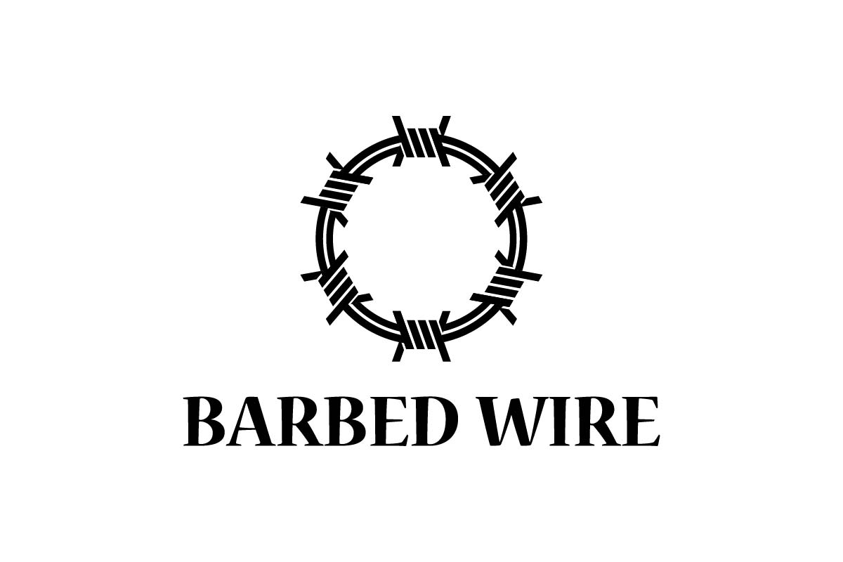 Barbed Wire Circle Logo Vector Graphic by artpray · Creative Fabrica